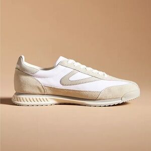 Tretorn women’s Rawlins 2.0 low top suede sneaker white beige size 7